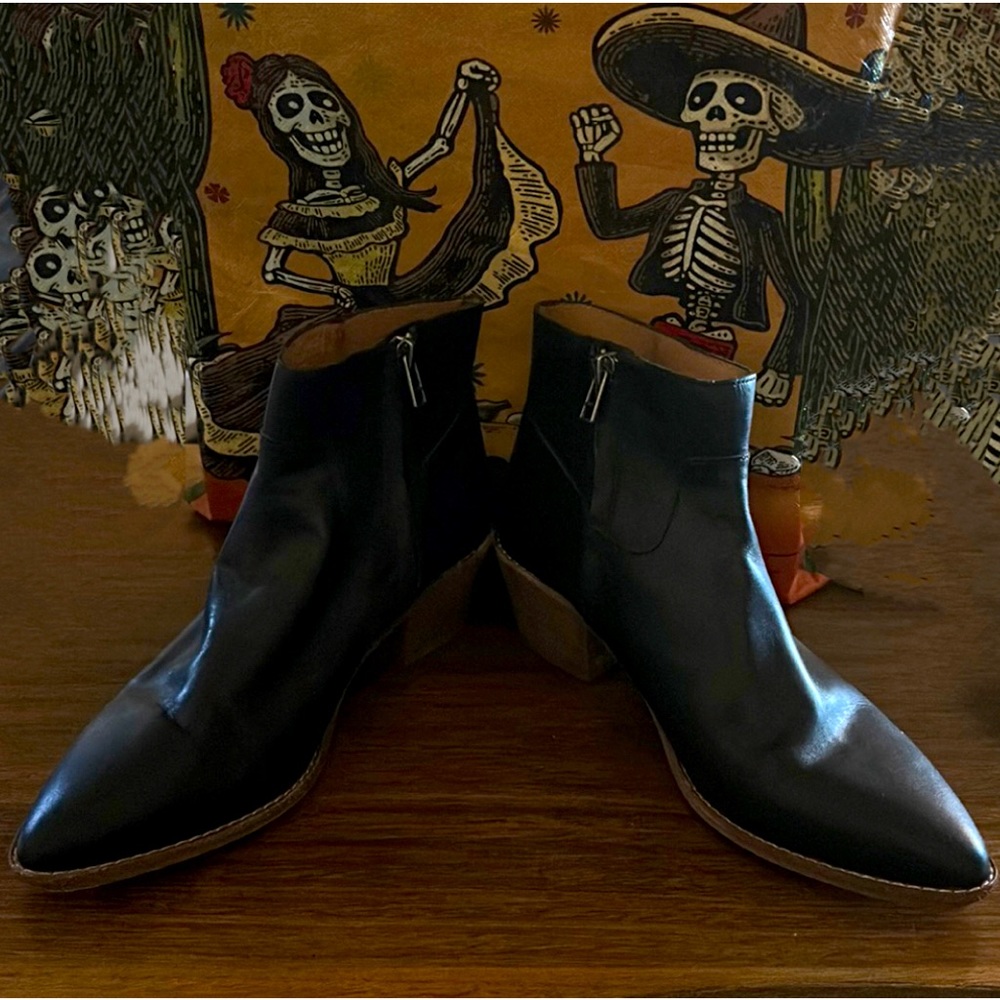 Madewell The Charley Boot in Leather